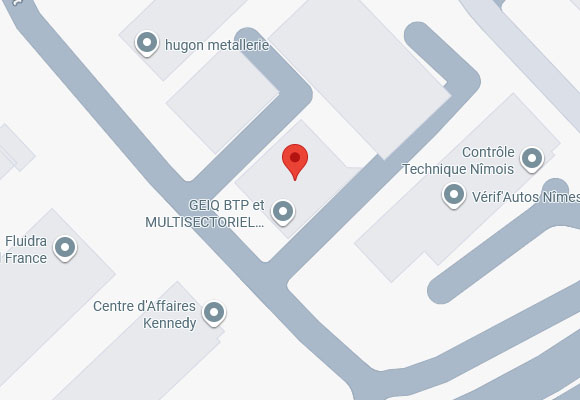 Plan d'acc&egrave;s N&icirc;mes